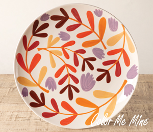 Aventura Fall Floral Charger