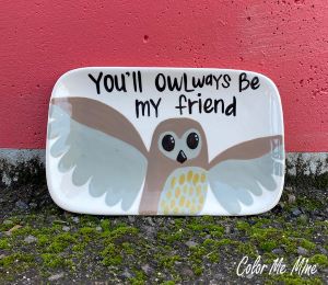 Aventura Owl Plate