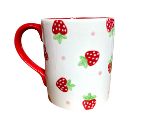 Aventura Strawberry Dot Mug