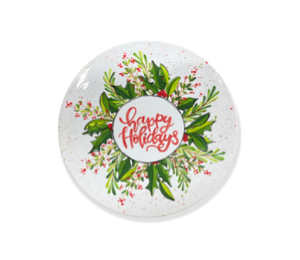 Aventura Holiday Wreath Plate