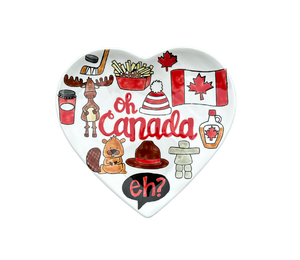 Aventura Canada Heart Plate