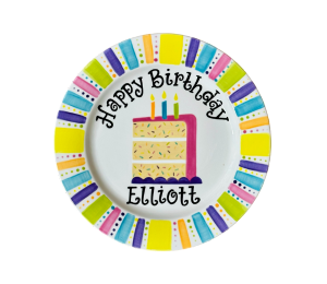 Aventura Birthday Cake Plate
