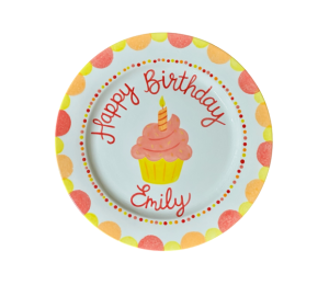 Aventura Birthday Cupcake Plate
