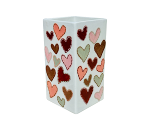 Aventura Quilted Heart Vase